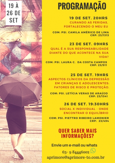 PROGRAMA&Ccedil;&Atilde;O SETEMBRO AMARELO